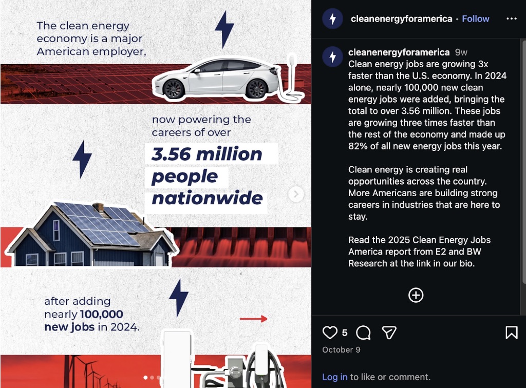 Clean Energy Impact Carousel